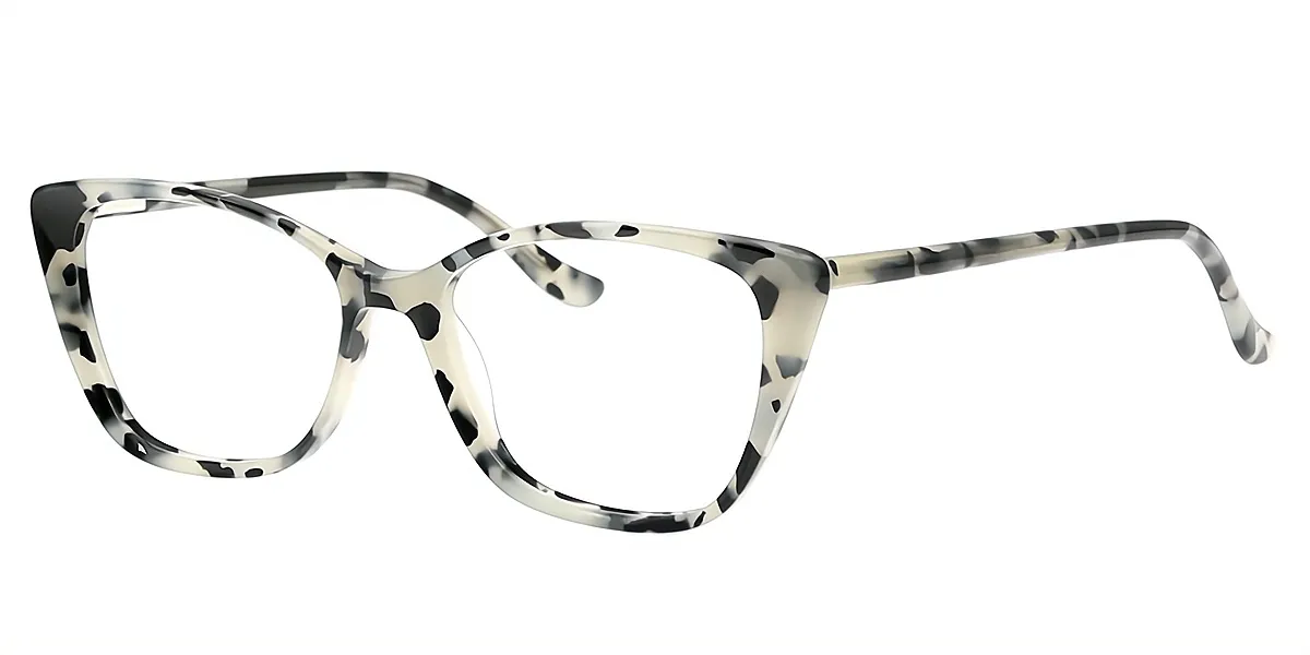 Tortoise Cat Eye Ornate Board Eyeglasses
