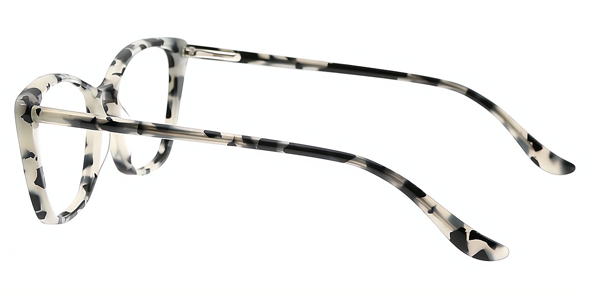 Tortoise Cat Eye Ornate Board Eyeglasses