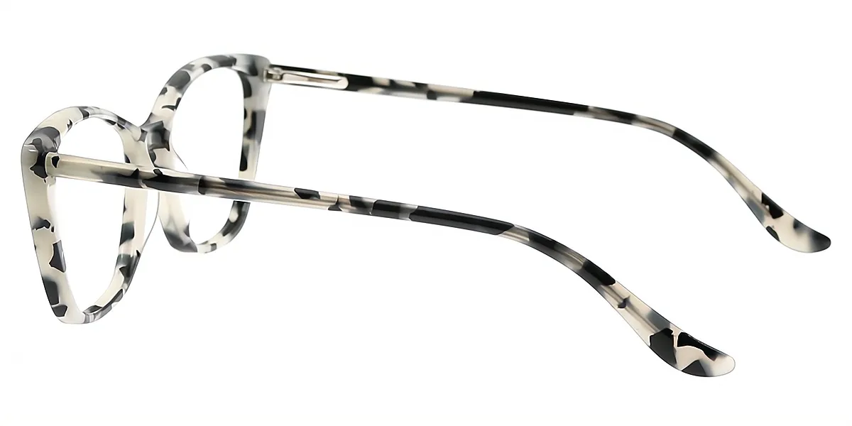 Tortoise Cat Eye Ornate Board Eyeglasses