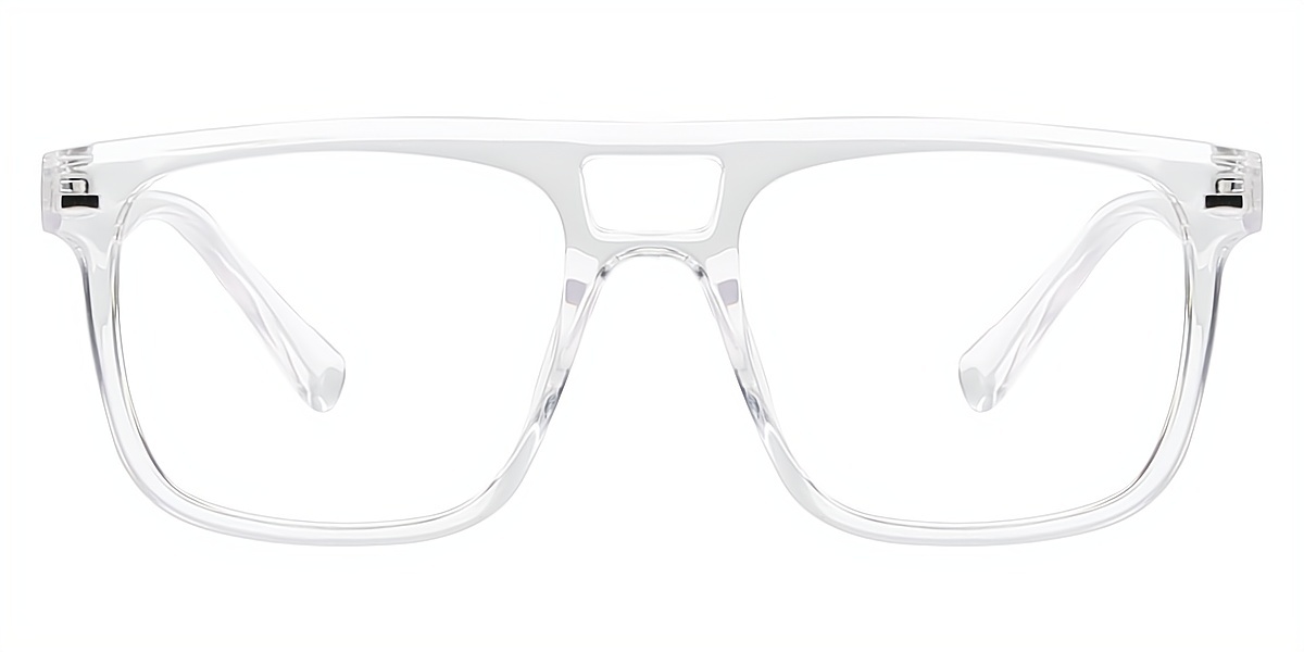 Clear Aviator Elegant Plastic Eyeglasses