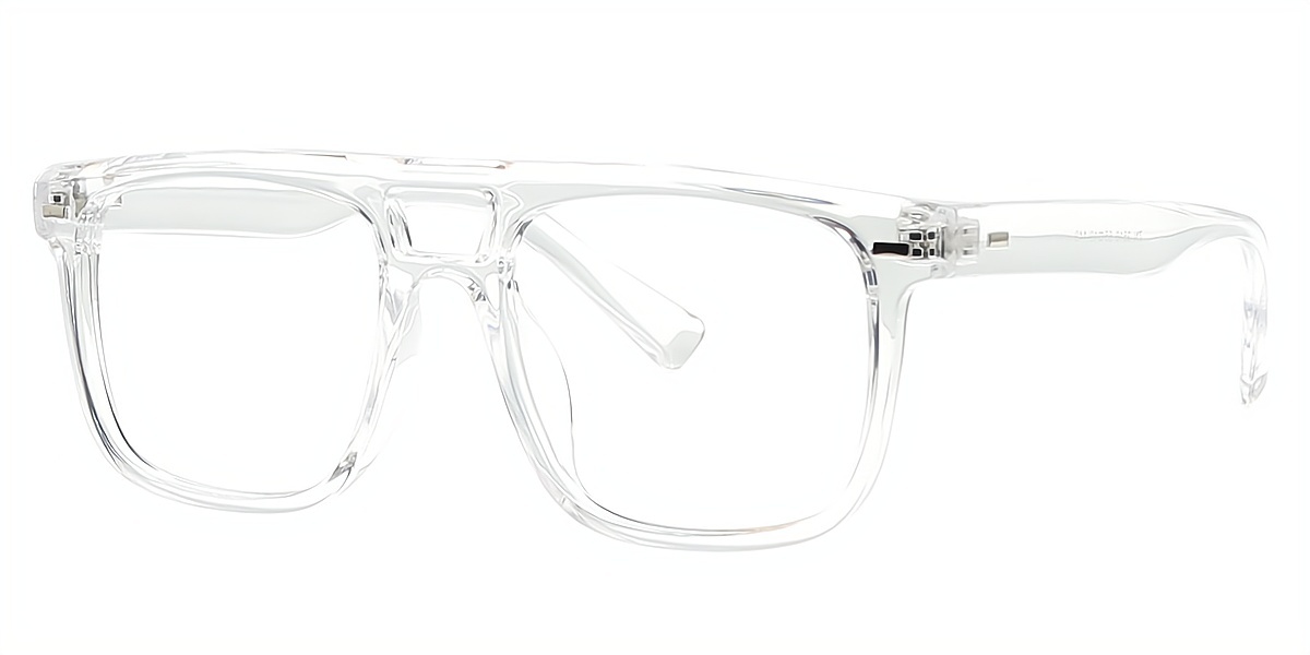 Clear Aviator Elegant Plastic Eyeglasses