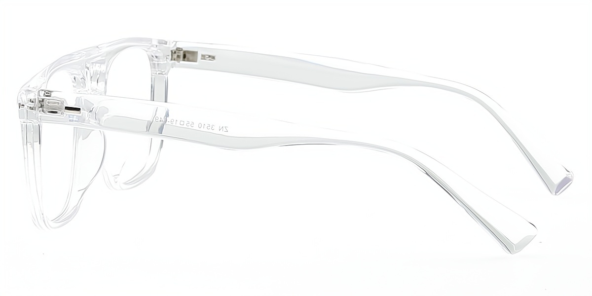 Clear Aviator Elegant Plastic Eyeglasses