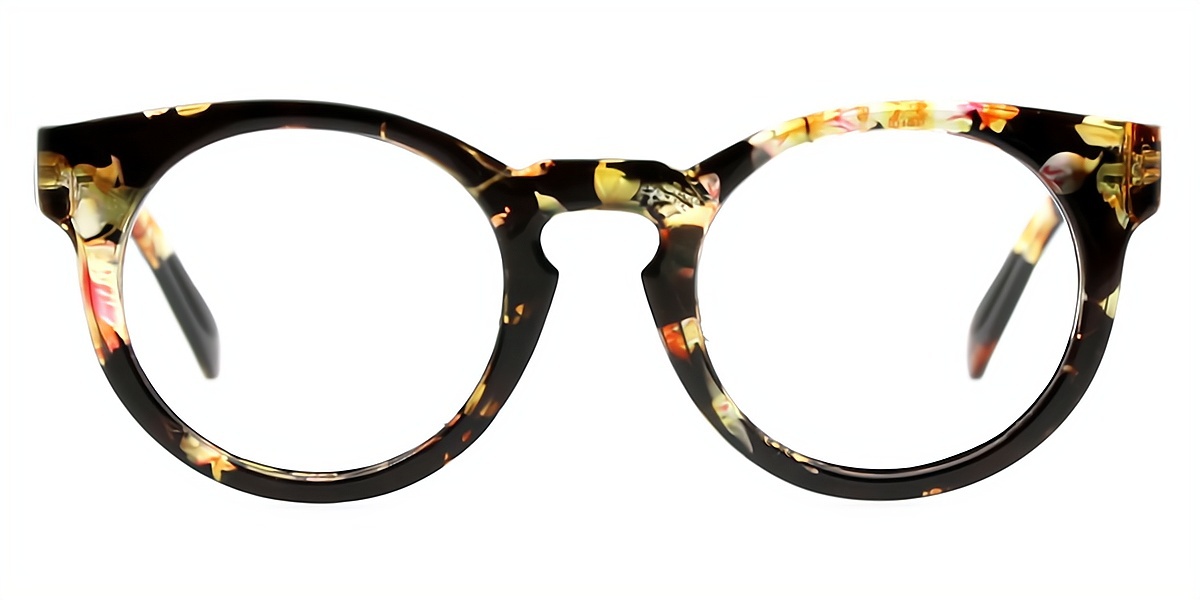 Mix Cat Eye Retro Keyhole Bridge Plastic Eyeglasses