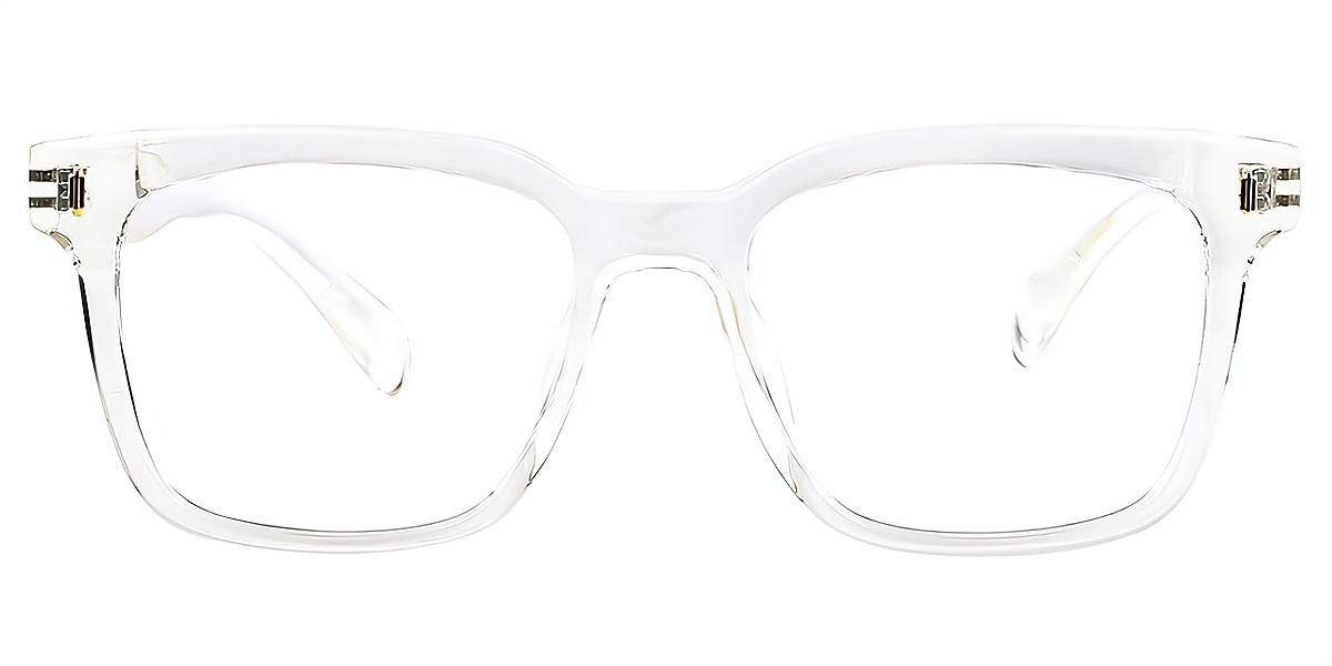 Clear Square Classic Simple TR90 Eyeglasses