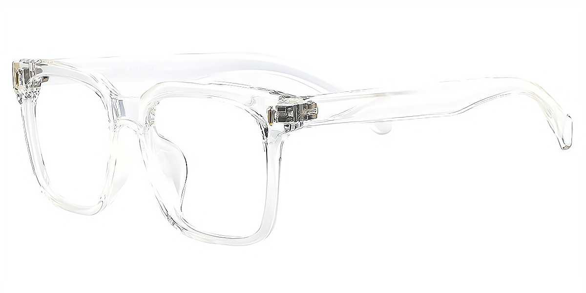 Clear Square Classic Simple TR90 Eyeglasses