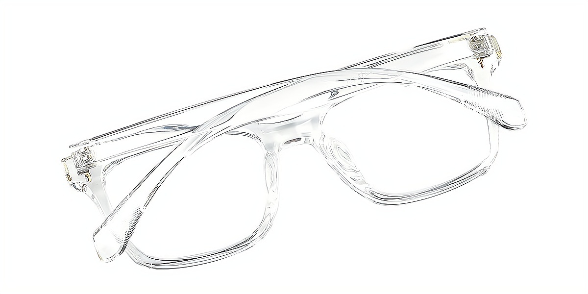 Clear Square Classic Simple TR90 Eyeglasses