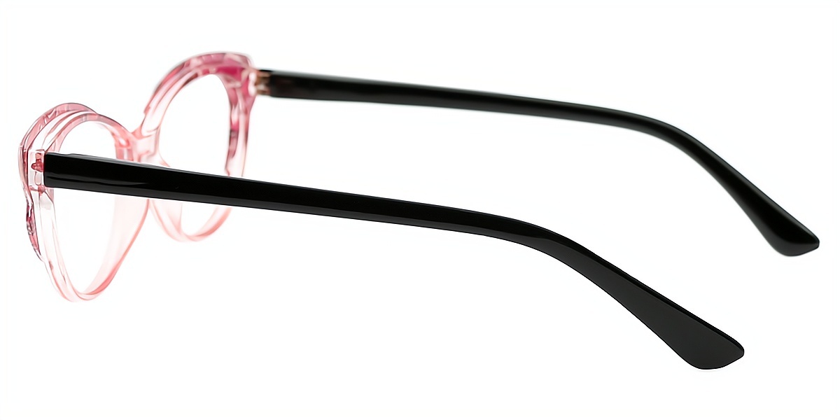 Pink Cat Eye Classic Fancy Plastic Eyeglasses