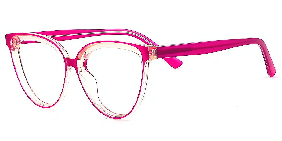 Purple Cat Eye Modish TR90 Eyeglasses