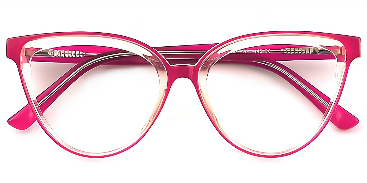 Purple Cat Eye Modish TR90 Eyeglasses