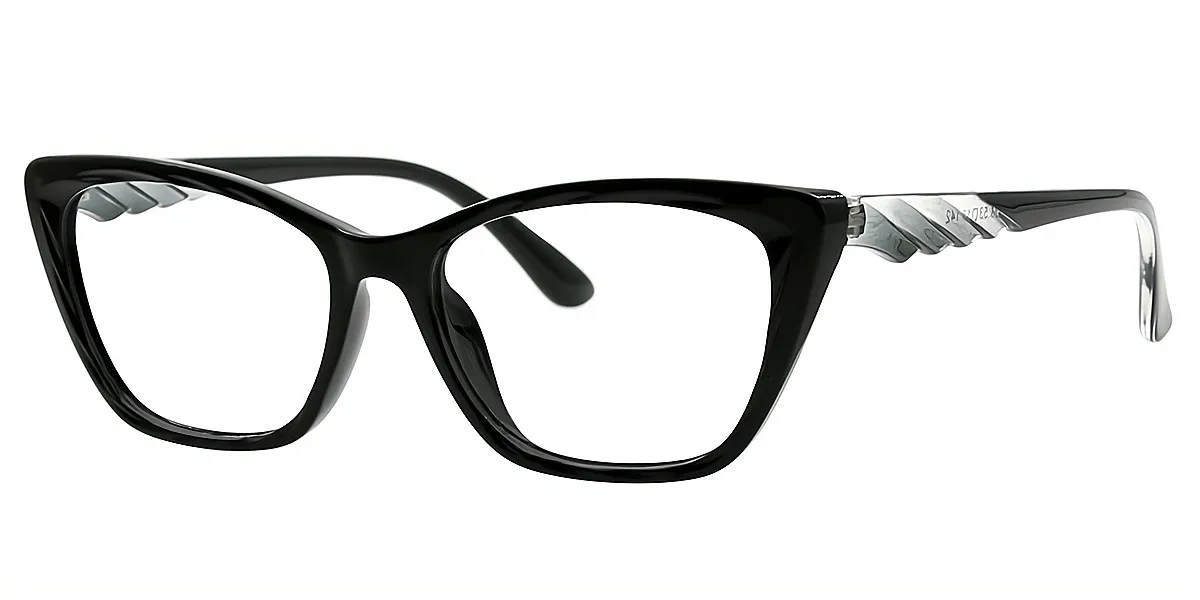 Black Cat Eye Simple Exquisite TR90 Eyeglasses