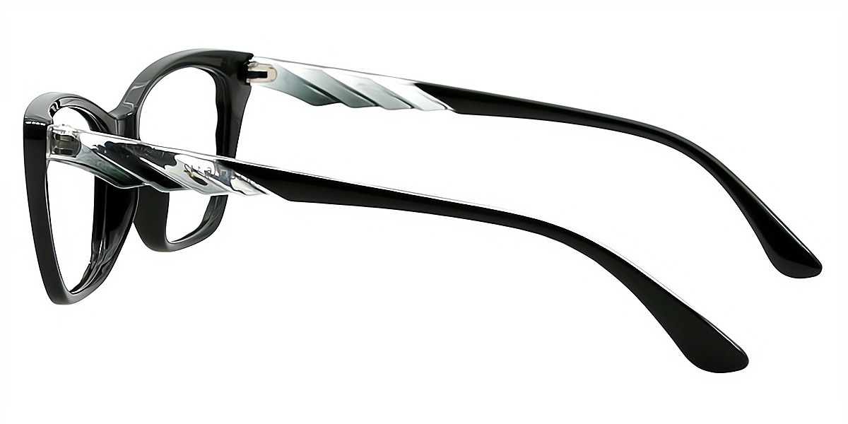 Black Cat Eye Simple Exquisite TR90 Eyeglasses