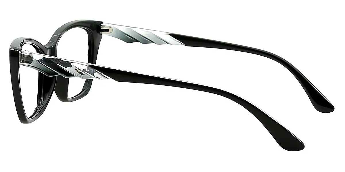 Black Cat Eye Simple Exquisite TR90 Eyeglasses