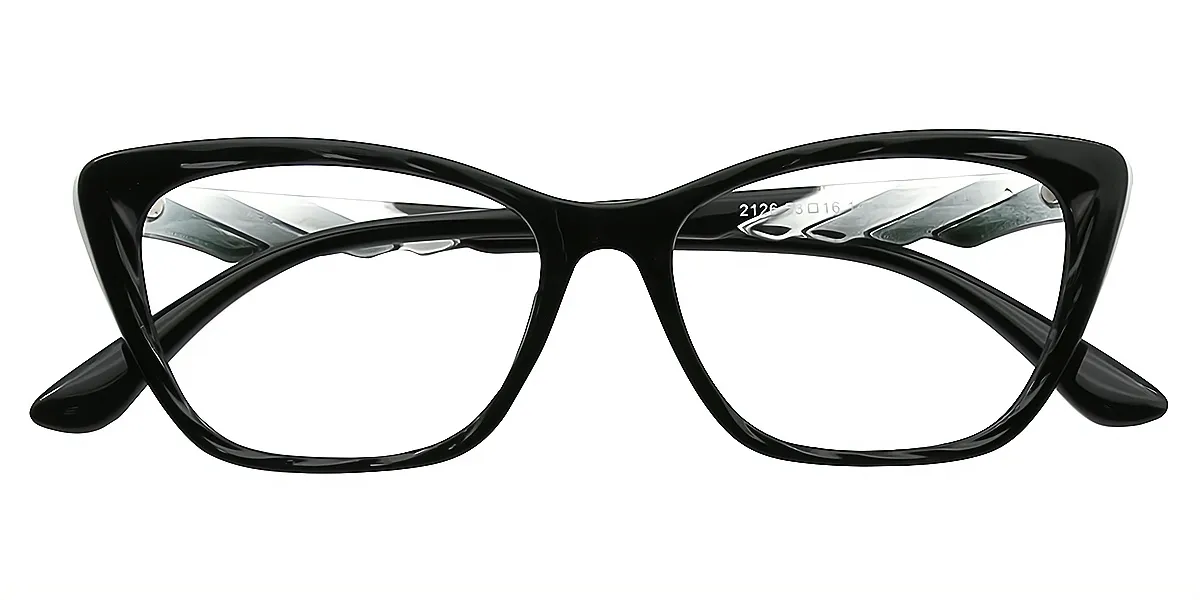 Black Cat Eye Simple Exquisite TR90 Eyeglasses