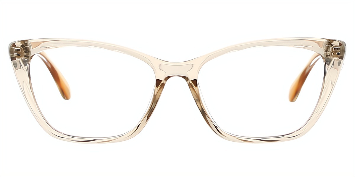 Brown Cat Eye Simple Exquisite TR90 Eyeglasses