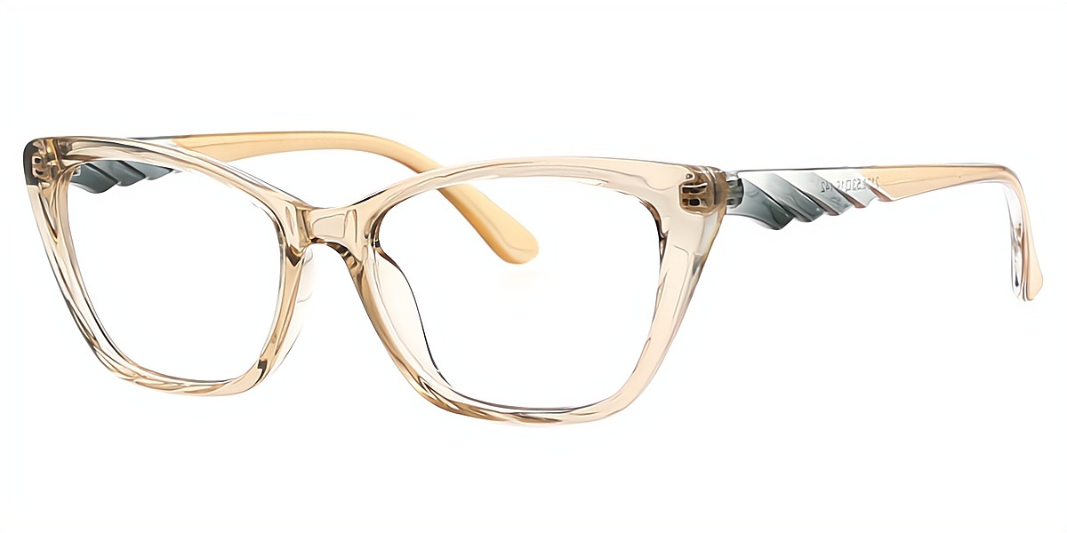 Brown Cat Eye Simple Exquisite TR90 Eyeglasses