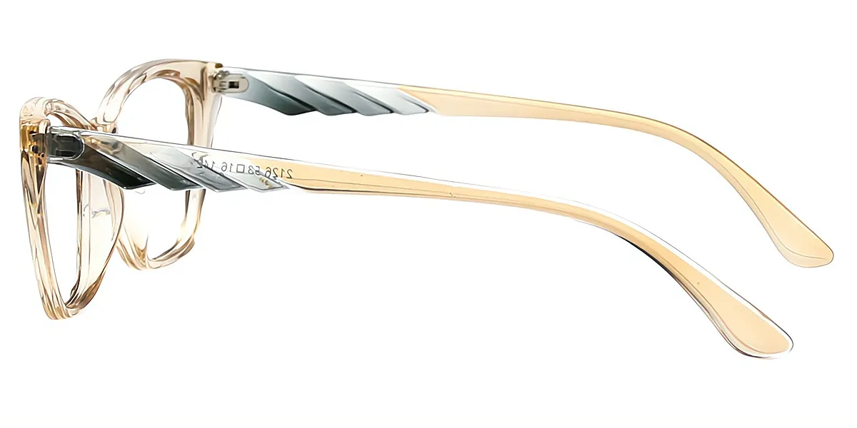 Brown Cat Eye Simple Exquisite TR90 Eyeglasses