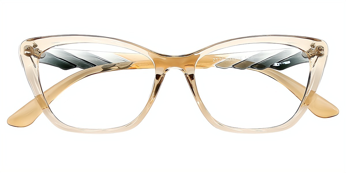 Brown Cat Eye Simple Exquisite TR90 Eyeglasses