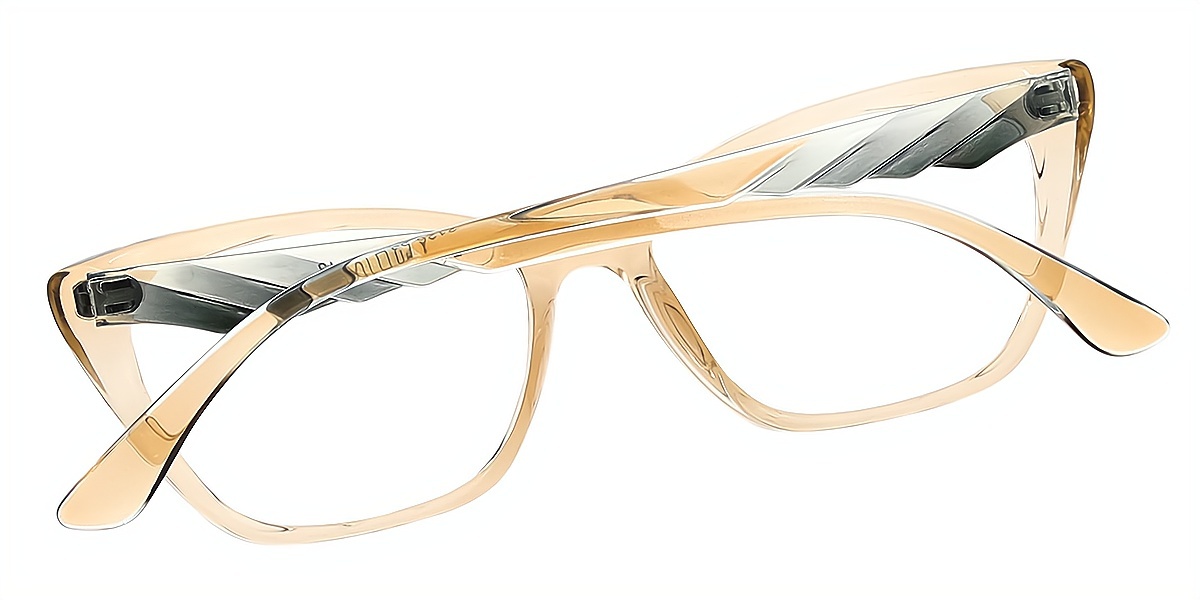 Brown Cat Eye Simple Exquisite TR90 Eyeglasses