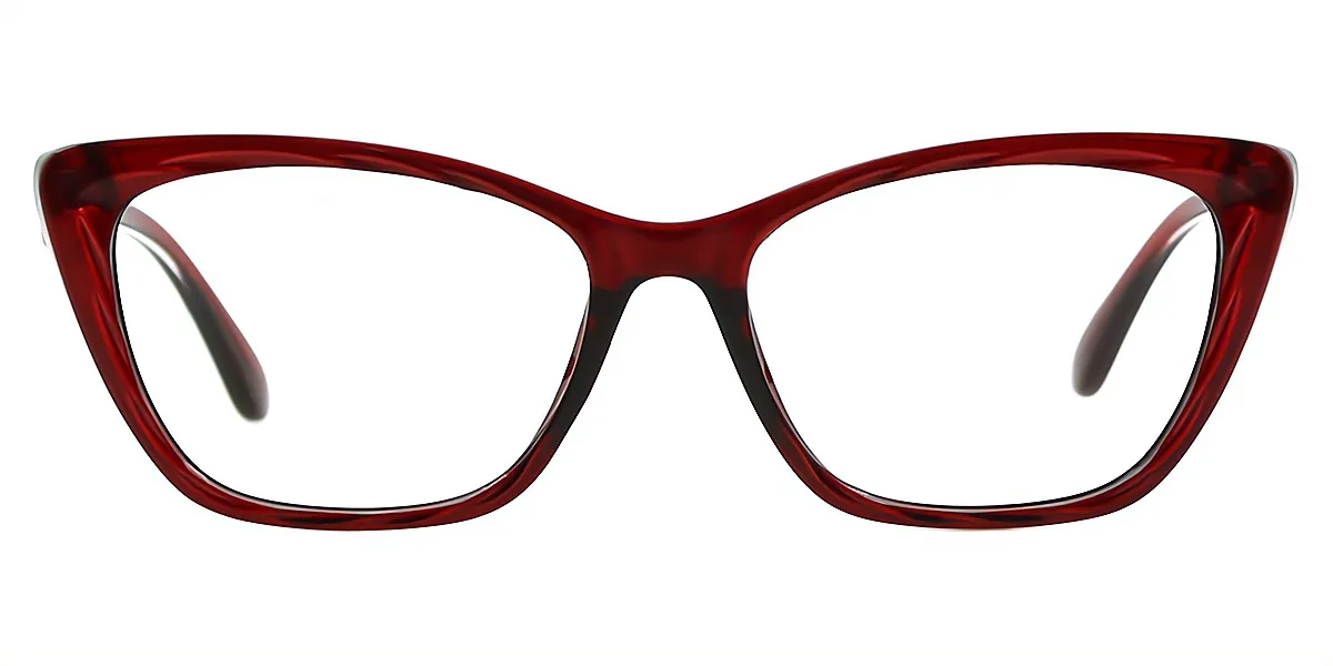 Red Cat Eye Simple Exquisite TR90 Eyeglasses