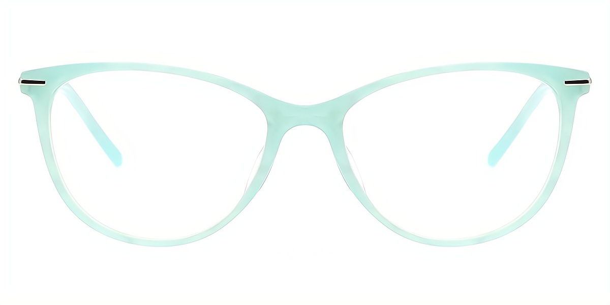 Blue Cat Eye Exquisite Acetate Eyeglasses