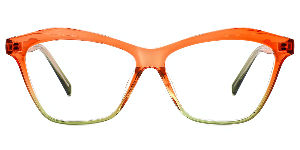 Orange Gradient Butterfly Modish TR90 Eyeglasses
