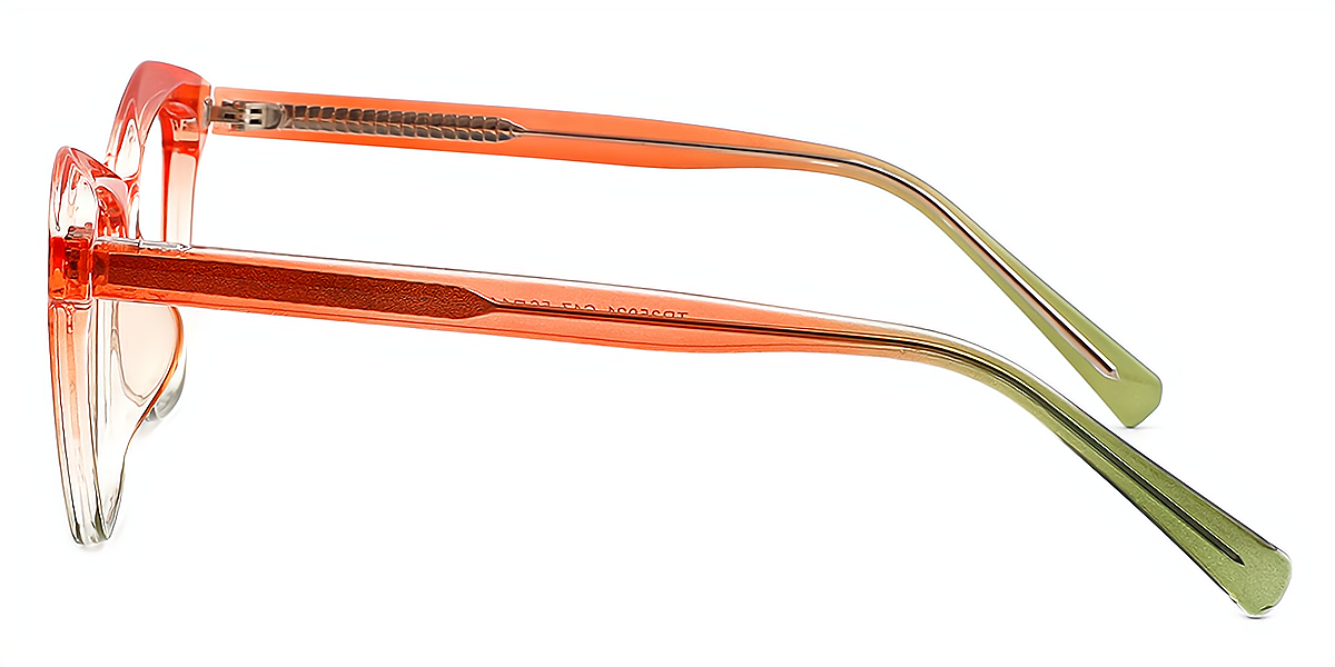 Orange Gradient Butterfly Modish TR90 Eyeglasses