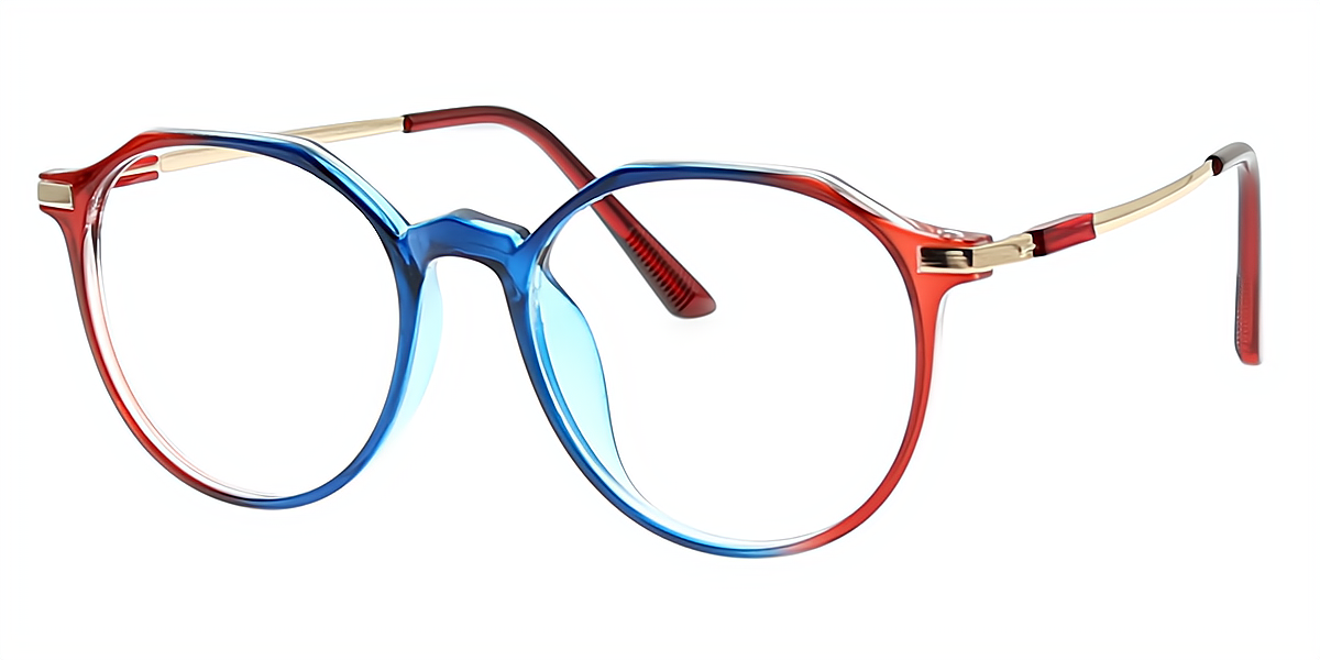 Mix Oval Unique Horn TR90 Eyeglasses