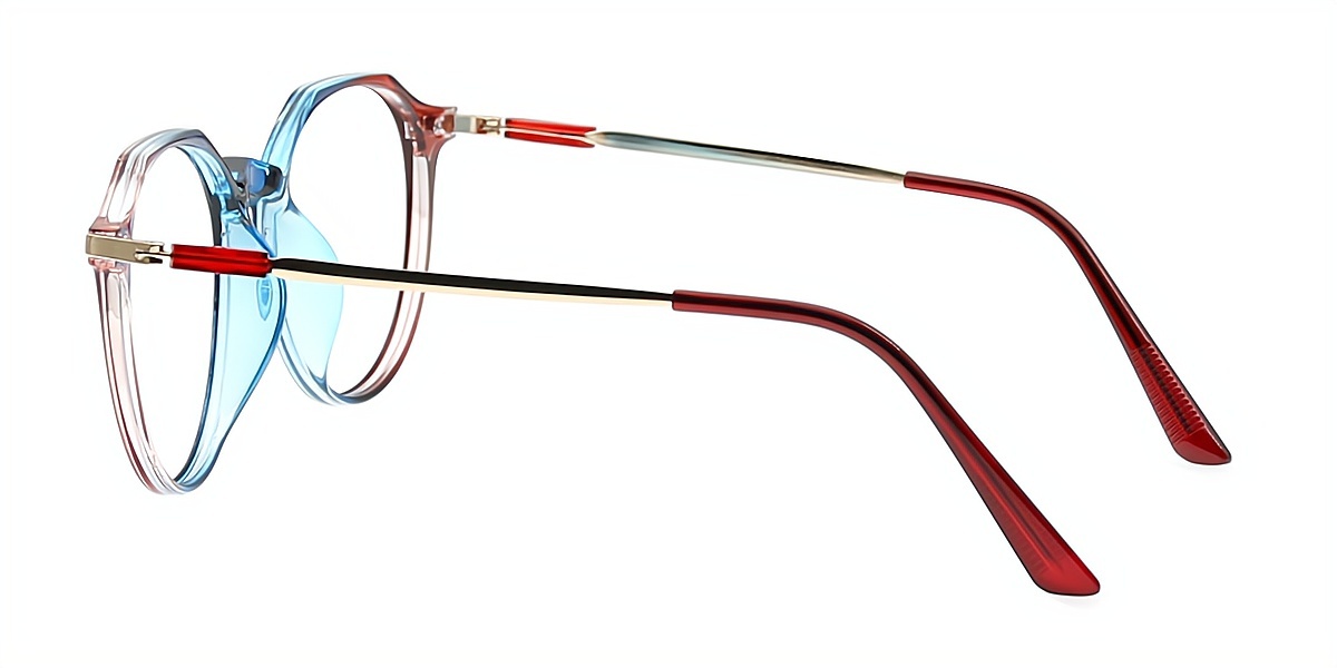 Mix Oval Unique Horn TR90 Eyeglasses
