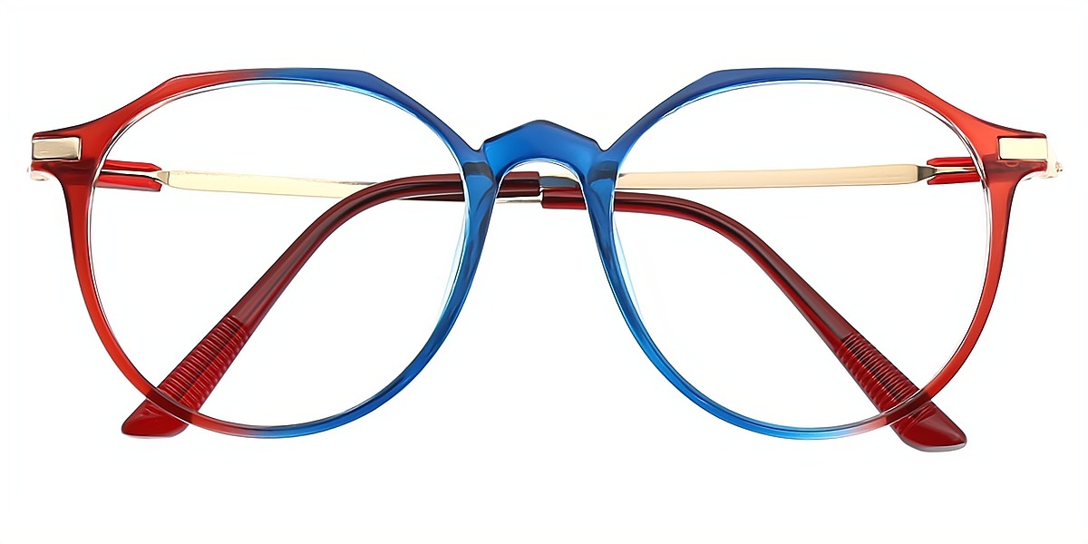 Mix Oval Unique Horn TR90 Eyeglasses