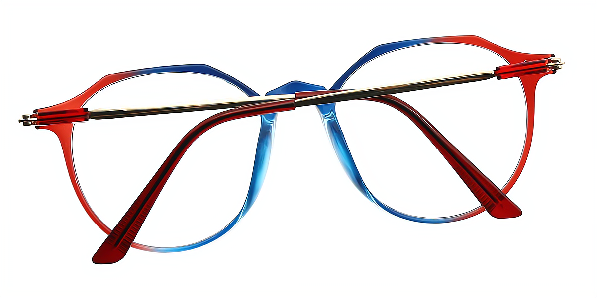 Mix Oval Unique Horn TR90 Eyeglasses