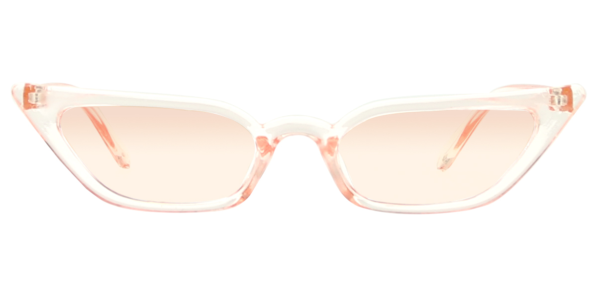 Pink Cat Eye Unique Plastic Eyeglasses