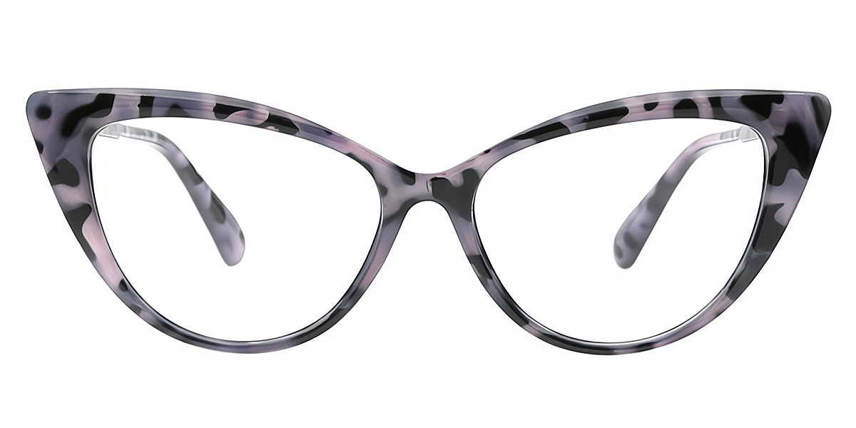 Mix Cat Eye Chic Oversized Plastic Eyeglasses