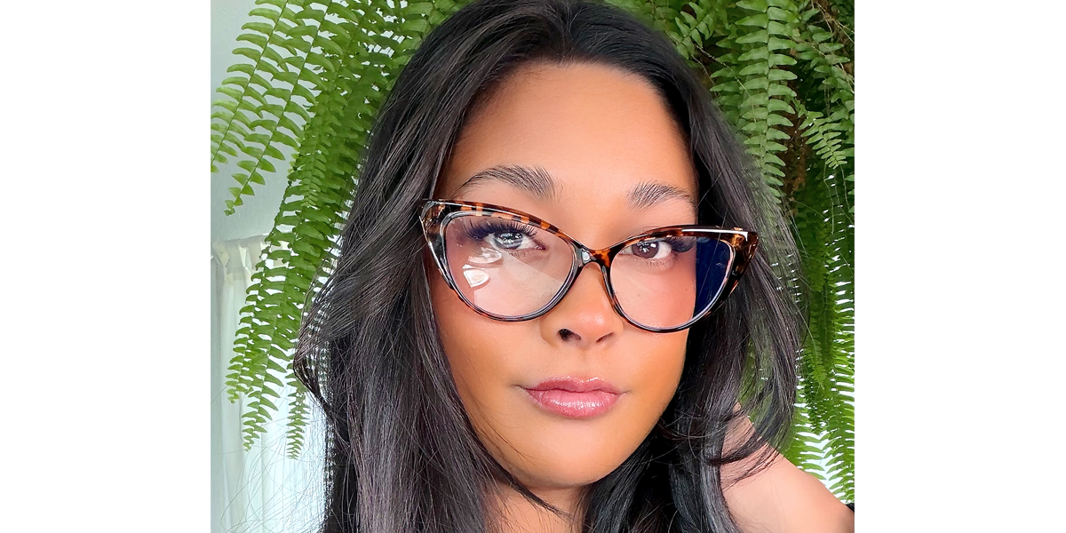 Tortoise Cat Eye Chic Oversized Plastic Eyeglasses