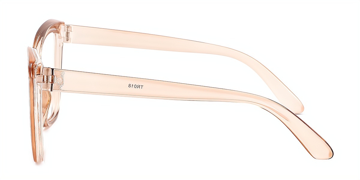 Brown Butterfly Simple Plastic Eyeglasses