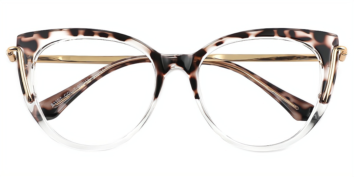 Mix Cat Eye Detailed Refined TR90 Eyeglasses