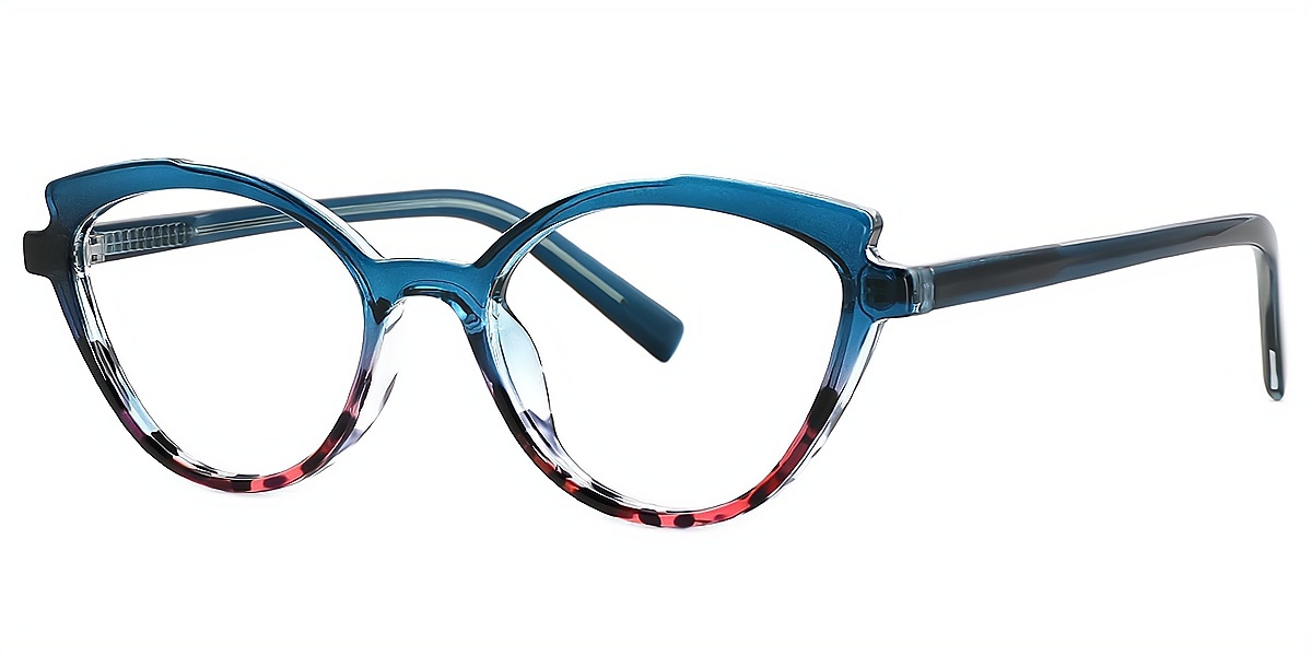 Blue Cat Eye Retro TR90 Eyeglasses