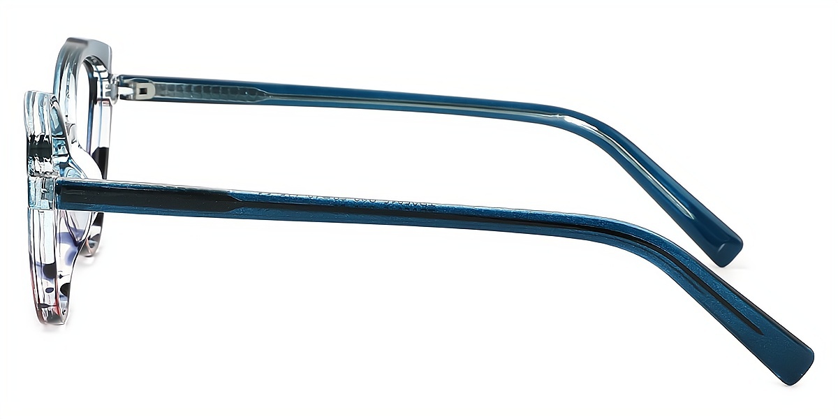 Blue Cat Eye Retro TR90 Eyeglasses