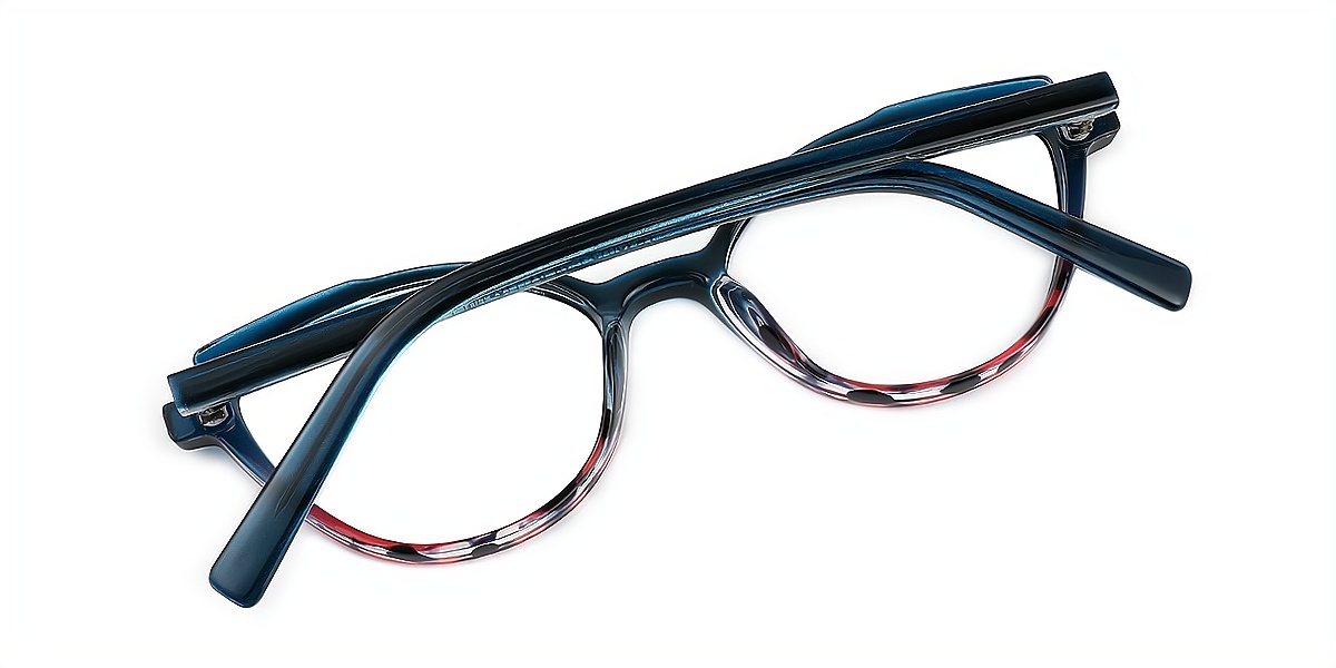 Blue Cat Eye Retro TR90 Eyeglasses