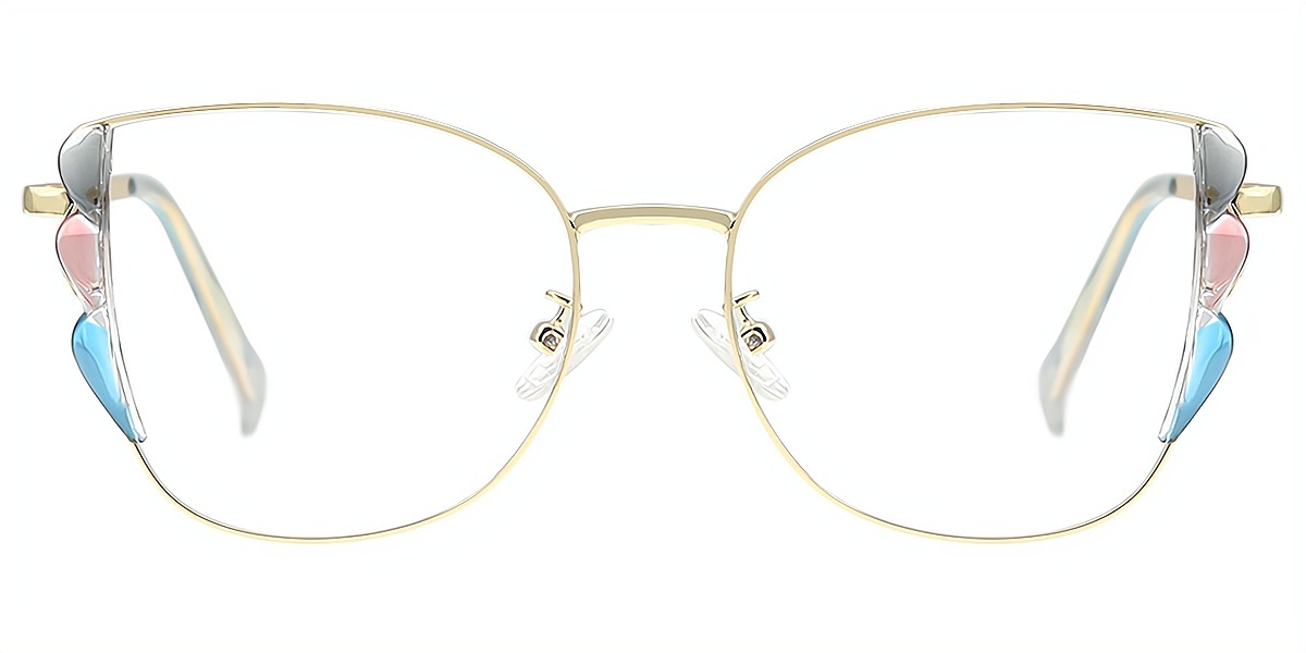 Mix Butterfly Ornate Metal Eyeglasses