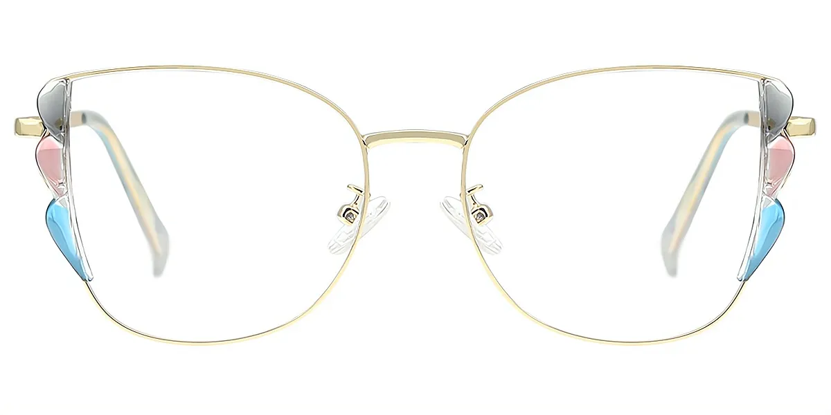 Mix Butterfly Ornate Metal Eyeglasses