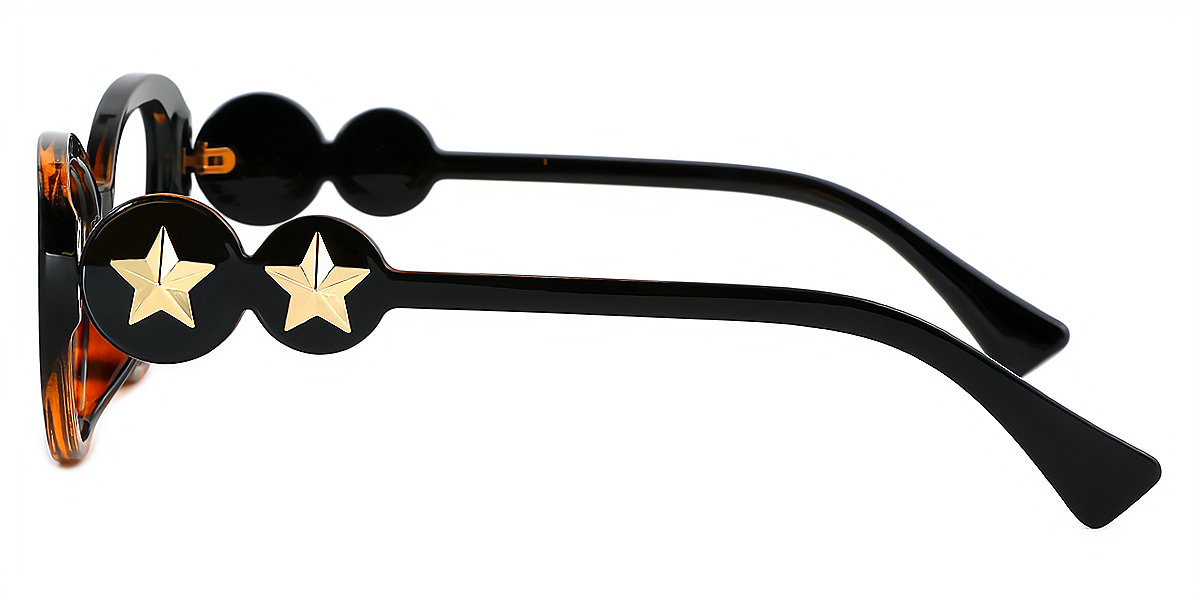Black Tortoise Cat Eye Retro Plastic Eyeglasses
