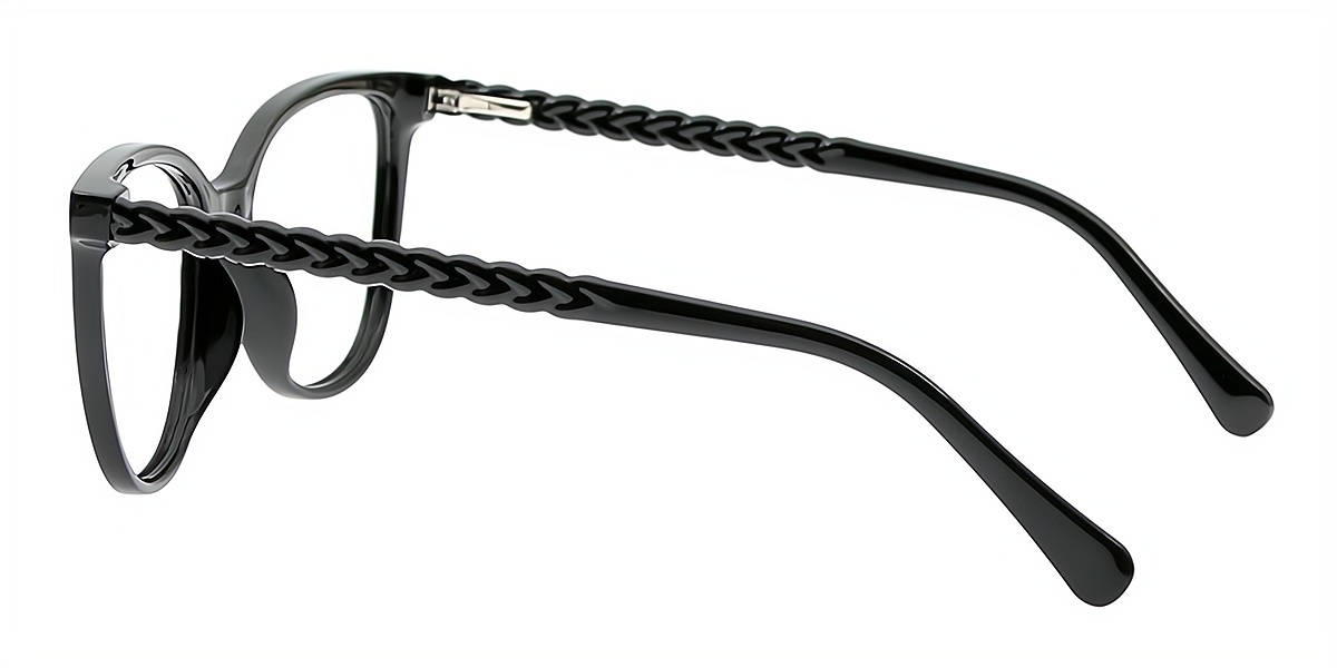 Black Cat Eye Modish TR90 Eyeglasses