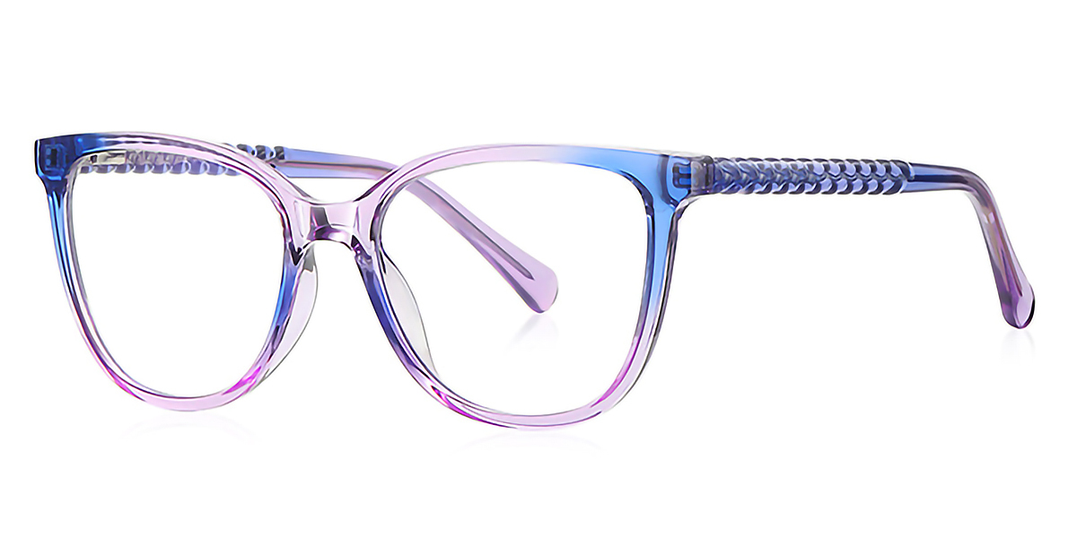 Blue Cat Eye Modish TR90 Eyeglasses