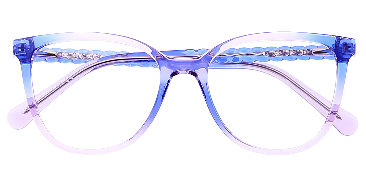 Blue Cat Eye Modish TR90 Eyeglasses