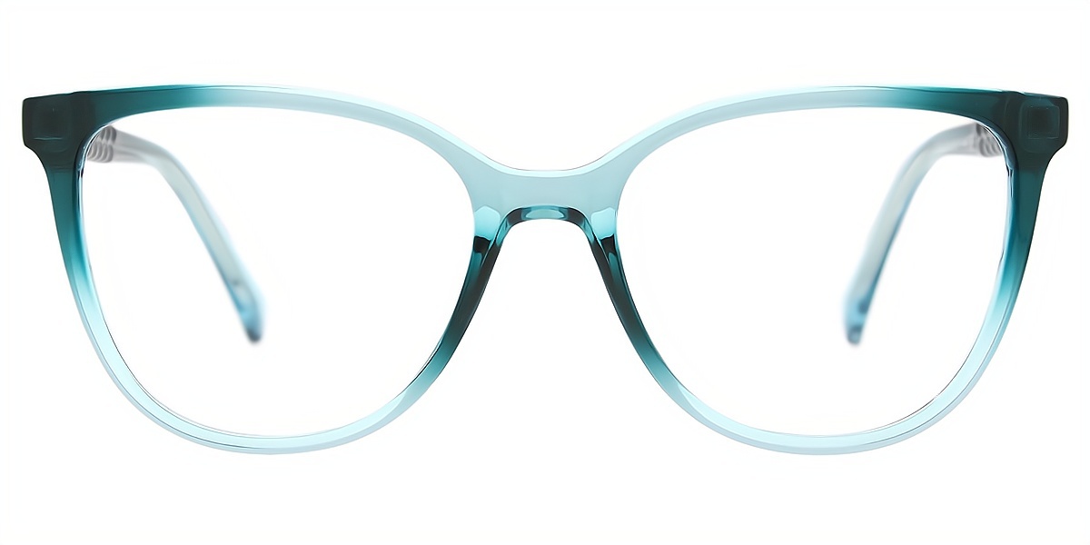 Green Cat Eye Modish TR90 Eyeglasses