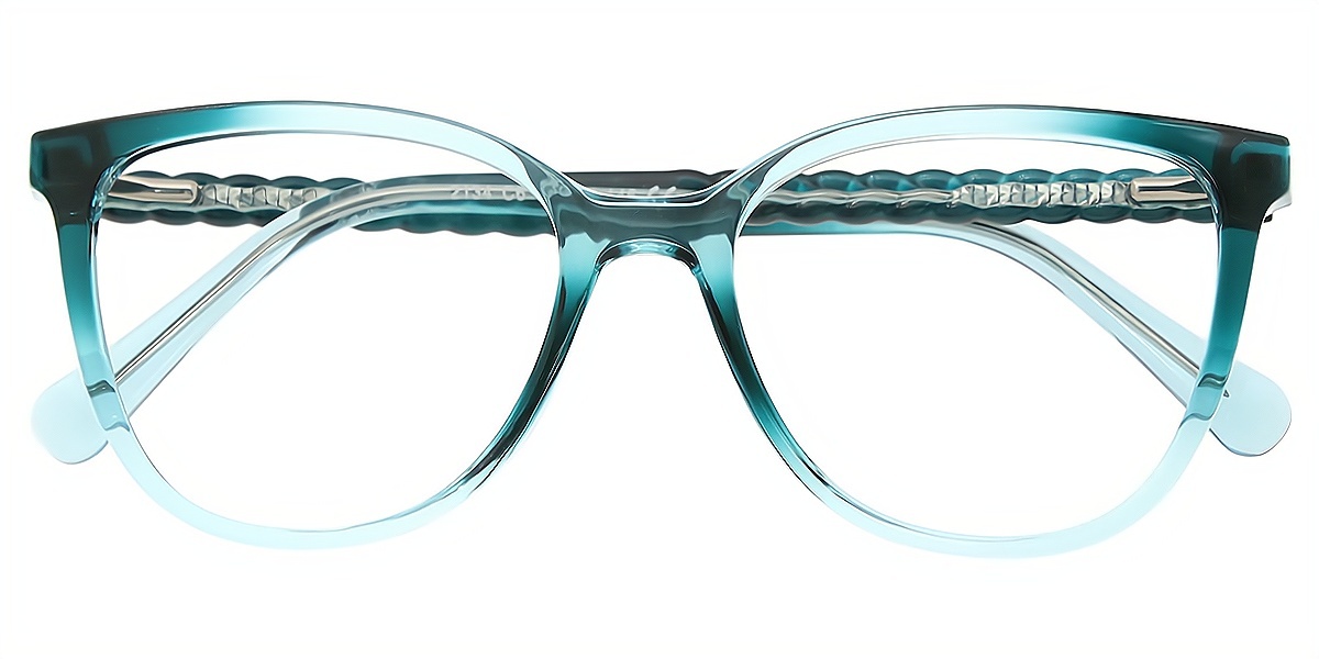 Green Cat Eye Modish TR90 Eyeglasses