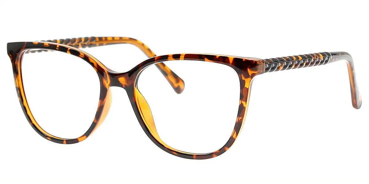 Tortoise Cat Eye Modish TR90 Eyeglasses