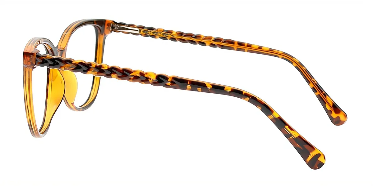 Tortoise Cat Eye Modish TR90 Eyeglasses