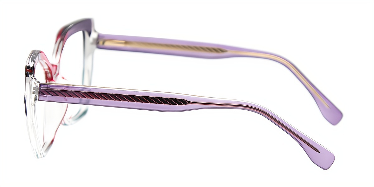 Purple Cat Eye Modish TR90 Eyeglasses