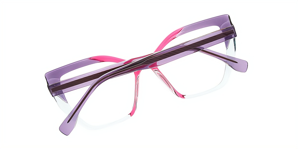 Purple Cat Eye Modish TR90 Eyeglasses